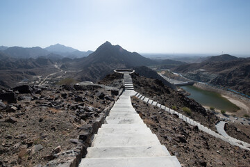 Showkha Dam in the Emirate of Ras Al Khaimah