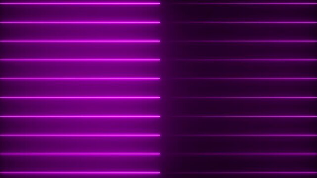 Horizontal glowing magenta neon lines on a black background pink