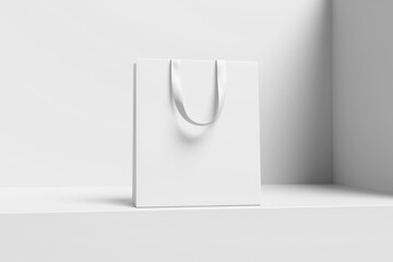 Blank Paper Bag Mockup