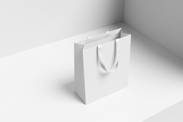 Blank Paper Bag Mockup