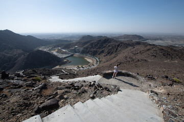 Showkha Dam in the Emirate of Ras Al Khaimah