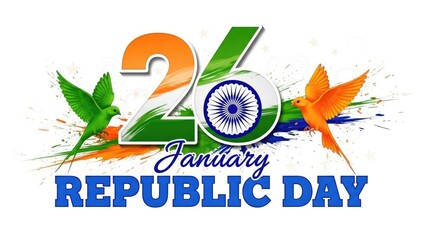 Celebrating 26th january republic day india with patriotic spirit and national pride
