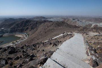Showkha Dam in the Emirate of Ras Al Khaimah