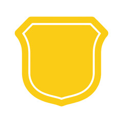 Yellow Shield Icon