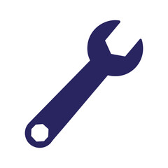 Adjustable Wrench Icon Vector