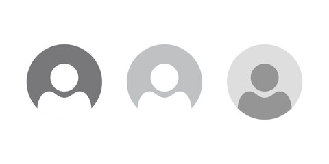 Default avatar profile icon. Social media user photo symbol