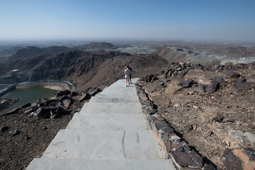 Showkha Dam in the Emirate of Ras Al Khaimah