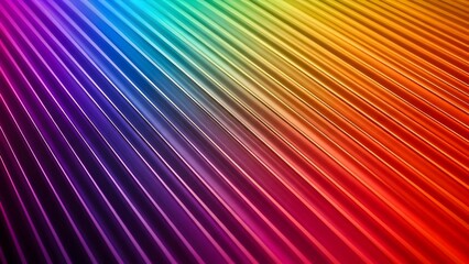 An abstract illustration with layered curved lines and bright rainbow color gradients, creating a dynamic light effect that is modern, energetic, and full of visual depth.