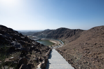 Showkha Dam in the Emirate of Ras Al Khaimah