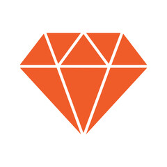 Orange Diamond Logo Design