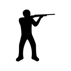 man with a gun
