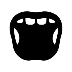 black and white face