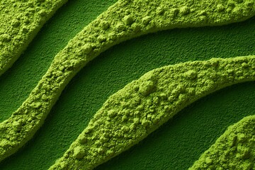 High quality matcha powder background