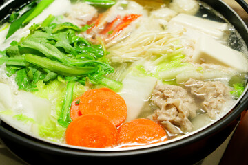 Hot pot dishes, Japanese winter, warm dishes, delicious gourmet, nabe