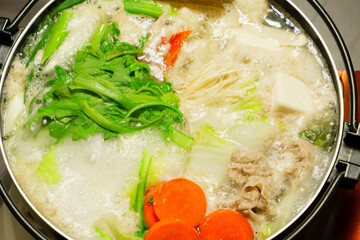 Hot pot dishes, Japanese winter, warm dishes, delicious gourmet, nabe