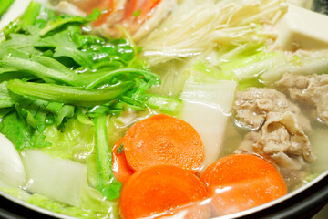 Hot pot dishes, Japanese winter, warm dishes, delicious gourmet, nabe