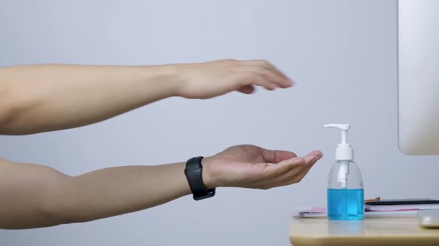 use of alcohol hand sanitiser gel for rubbing your hands before and afer touching anything prevent coronavirus and all others