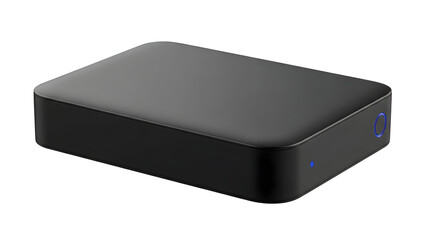 Fototapeta premium Black External Hard Drive