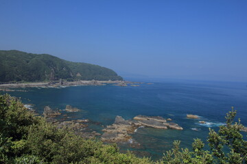 Obraz premium 高知県 叶崎から見た風景