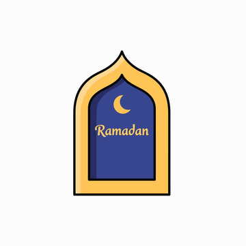Ramadan Islamic Arch Icon