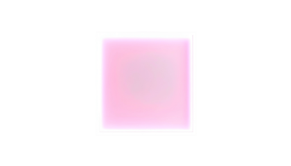 A simple, abstract image of a softly illuminated pink square against a stark black background. The edges glow