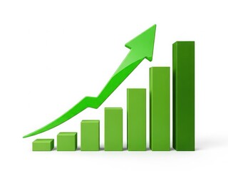 Fototapeta premium Growing success chart