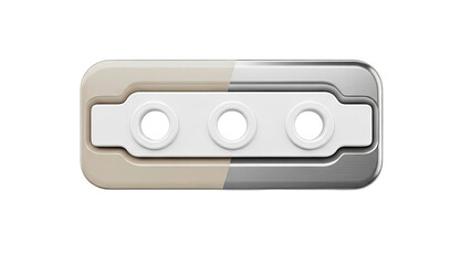 Obraz premium Abstract geometric design with three circles