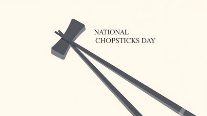 Celebrating national chopsticks day with elegant utensils