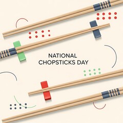 Celebrating national chopsticks day with traditional utensils