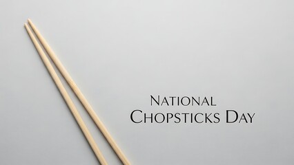Celebrating national chopsticks day with traditional utensils