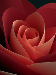 Crimson Bloom: The petals of a crimson rose unfurl in a captivating display of natural beauty, perfect for capturing emotions of love and romance.