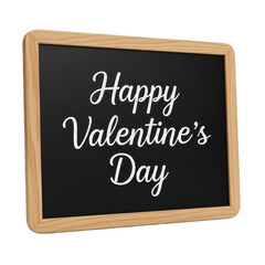 Obraz premium Happy Valentines Day Chalkboard