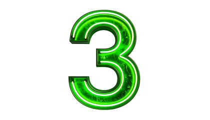 Fototapeta premium Illuminated numeral 