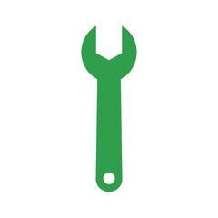 Green Spanner Icon