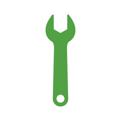 Green Spanner Icon