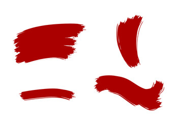 Grunge Vector Background with Abstract Paint Brush Stroke Banner