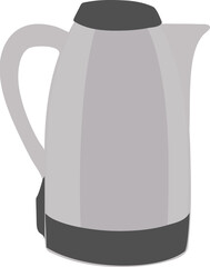 Electric kettle illustration.