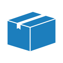 Blue Box Vector Illustration