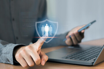 Human Resources Recruitment Team Employee Management Business Concepts Global Structured Relationship Management Recruitment Concepts