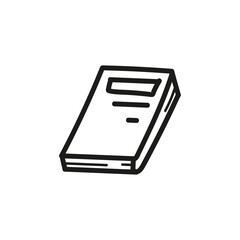 Book icon graphic design illustration
