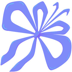 blue ribbon bow