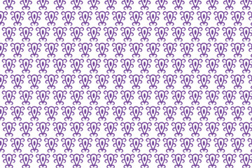 Vibrant purple and pink pattern on white background