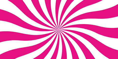 Abstract Vibrant Yellow and White Sunburst Swirl With Dynamic Spiral Radial Rays & Hypnotic Retro Pop Art Pattern. Bold Design for Summer Sale Banners, Marketing Graphics & Wallpapers.