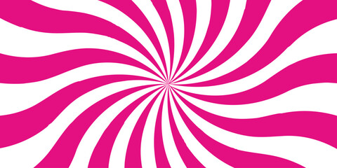 Abstract Vibrant Yellow and White Sunburst Swirl With Dynamic Spiral Radial Rays & Hypnotic Retro Pop Art Pattern. Bold Design for Summer Sale Banners, Marketing Graphics & Wallpapers.