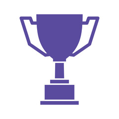 Purple Trophy Icon