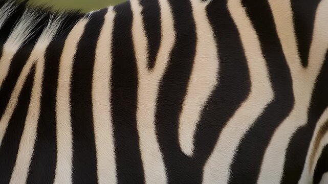 Striking zebra stripes video showcasing unique and wild animal patterns in nature