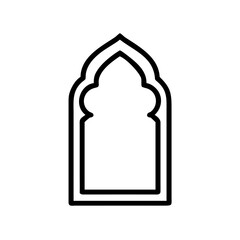 Islamic Arch Window Design