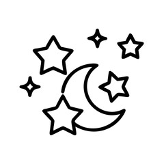 Night Sky With Stars Background