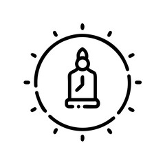 Prayer Time Clock Islamic Icon