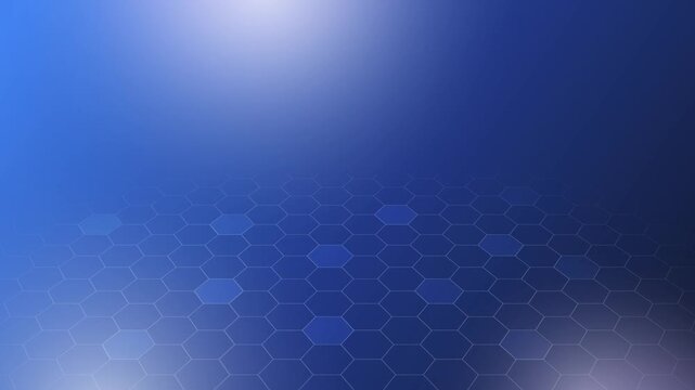 hexagonal business grid background animation. corporate technology loop